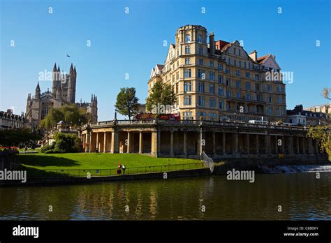 Bath Abbey and Abbey Hotel, Bath, England, UK Stock Photo - Alamy