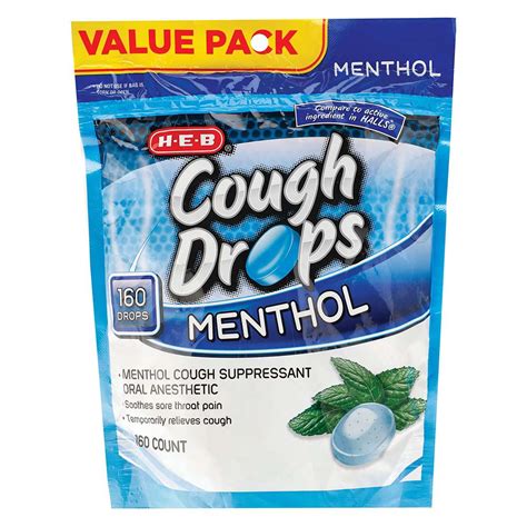 H-E-B Menthol Cough Drops – Value Pack - Shop Cough, cold & flu at H-E-B