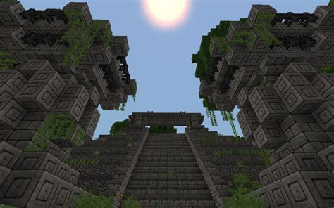 Aztec temple Minecraft Map