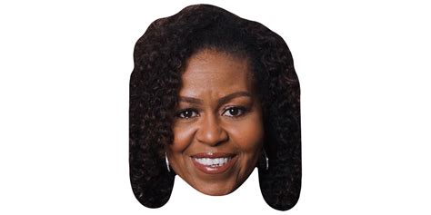 Michelle Obama (Smile) Celebrity Mask - Celebrity Cutouts