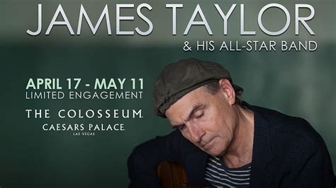 See James Taylor Live at The Colosseum in Las Vegas | WQXO AM1400 & 97. ...