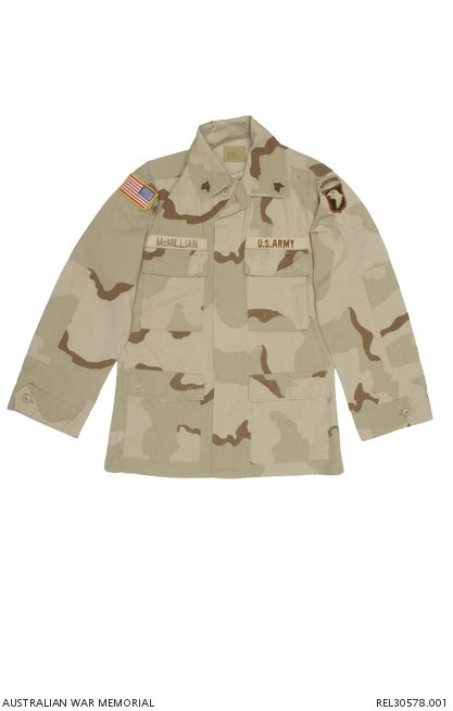 US Army desert camouflage combat jacket : Sergeant McMillan, 626 ...