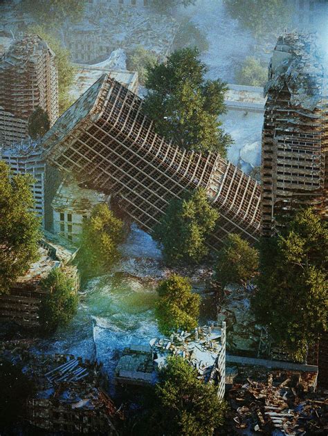 Pin on abandoned places | Apocalypse landscape, Post apocalyptic city, Fantasy landscape