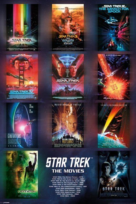 STAR TREK - movie posters Póster, Lámina | Compra en Posters.es