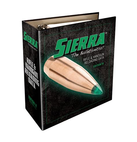 SIERRA 6TH EDITION RIFLE & HANDGUN RELOADING MANUAL – Sierra Bullets