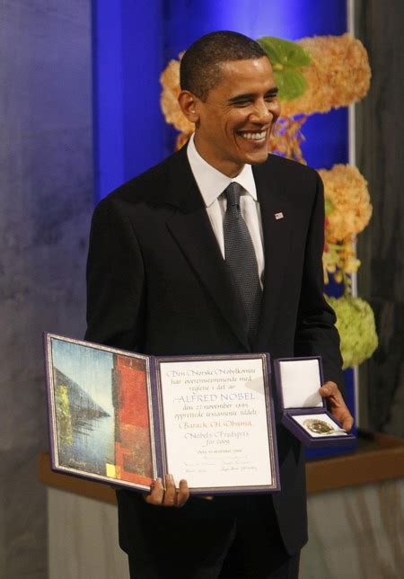 Obama receives the Nobel Peace Prize in Norway