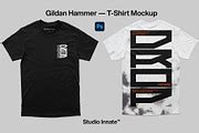Gildan Hammer T-Shirt Mockup, a Shirt Mockup by Studio Innate