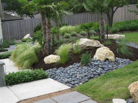 30 Beautiful Modern Rock Garden Ideas For Backyard Landscaping - HMDCRTN