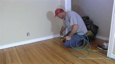 How To Install Baseboard - YouTube