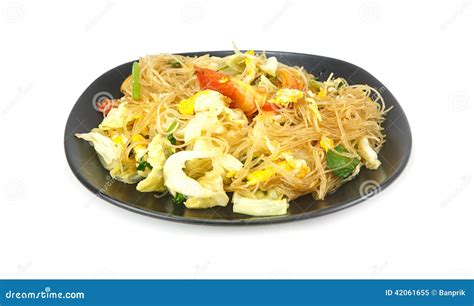 Cellophane Noodles Stir Fried with Vegetable Stock Image - Image of cuisine, vermicelli: 42061655