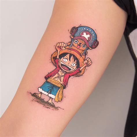 TATTOOS.ORG — Anime Tattoo Anime character One piece by Robson...