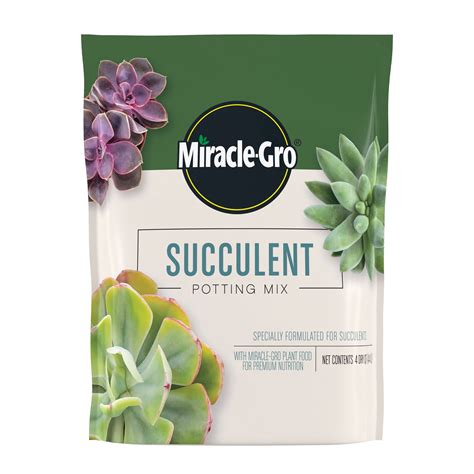 Miracle-Gro Succulent Potting Mix, 4 qt., Soil for Indoor Succulents - Walmart.com