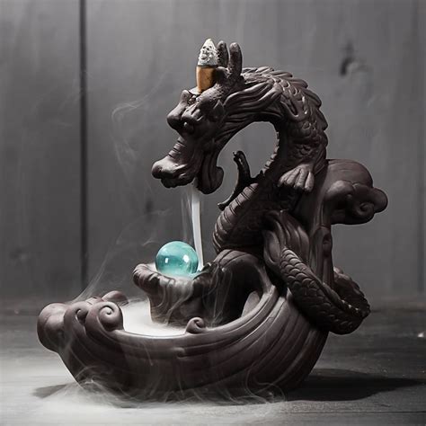 F-Creative-Dragon-Incense-Burner-Ceramic-Household-Incense-Holder-Sandalwood-Antique-Yixing ...