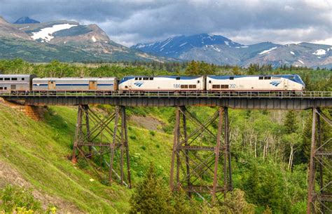 Amtrak "Empire Builder" @ Two Medicine Trestle Montana | Flickr