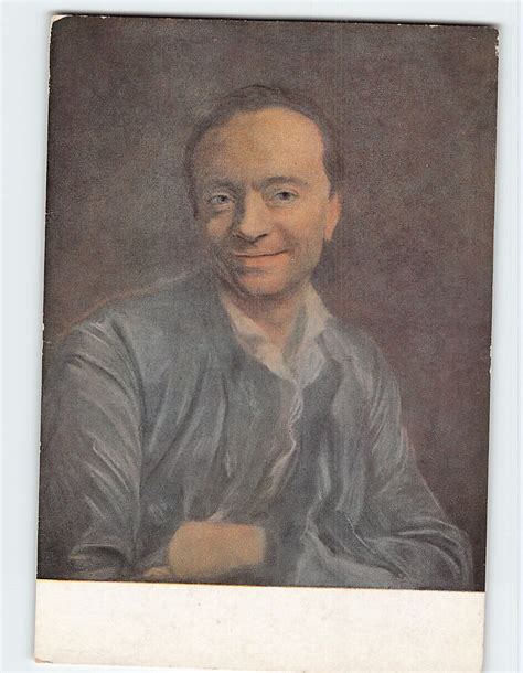 Postcard Self Portrait By M. Quentin De La Tour, Louvre Museum, Paris ...