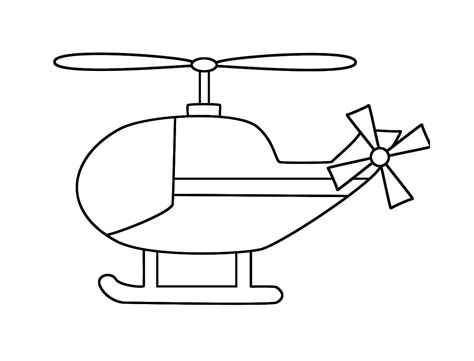 Free Printable Helicopter Coloring Pages For Kids