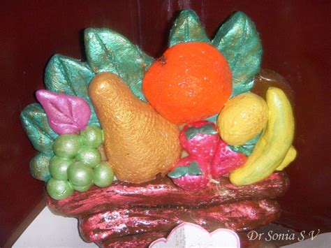 Cards ,Crafts ,Kids Projects: Salt Dough Fruit Basket