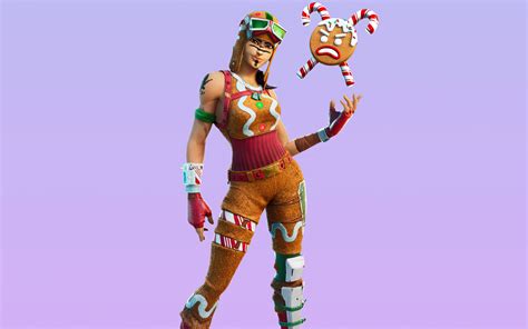 2560x1600 Resolution Gingerbread Raider Skin Outfit 4K 2560x1600 ...