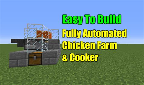 How To Build A Minecraft Automated Chicken Cooker - Ferno FilmsFerno Films