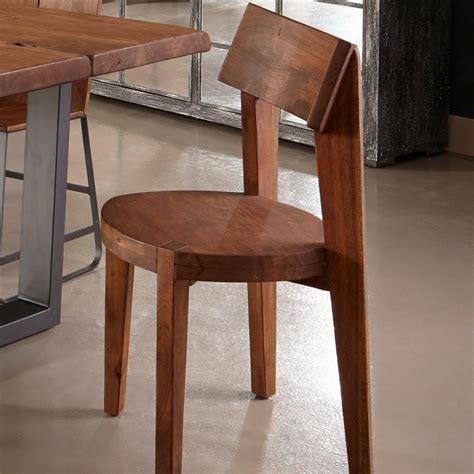 Modern Acacia Dining Chairs (Set of 2) - Rustic.com