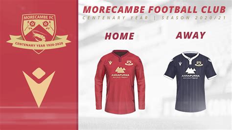 CENTENARY KIT & CREST REVEALED - News - Morecambe