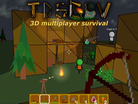 TDSGBV 3D - Large 3D ☁Multiplayer survival game with base building and ...
