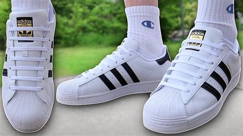 How To BAR LACE Adidas Superstar (THE BEST WAY!!) - YouTube