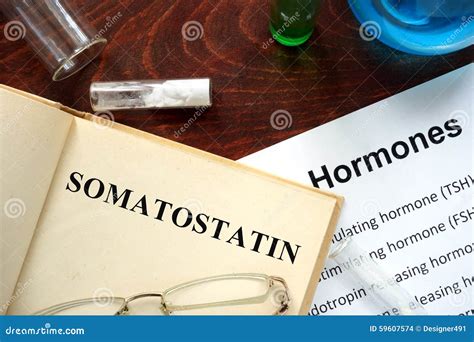 Hormone Somatostatin Written On Book. Stock Photo - Image of written ...