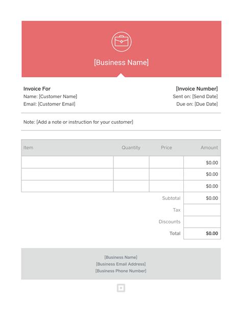 Invoice Template - Generate Custom Invoices | Square