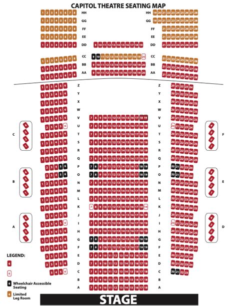 Seating Charts | Ruth Eckerd Hall