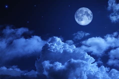 Bilder Natur Mond Himmel Nacht Wolke