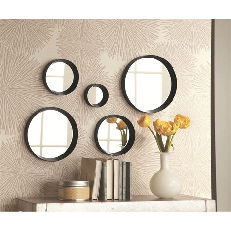 Threshold™ 5 Piece Round Mirror - Black | Home decor, Decor, Home decor accessories