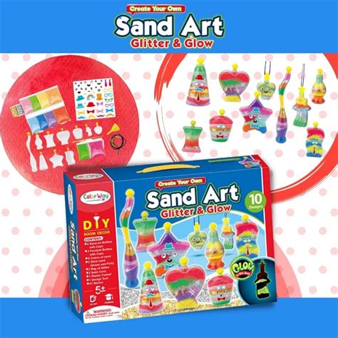 Sand Art Bottles Craft Kit | Sand Art Kits | Kids' Craft | Party Plus ...