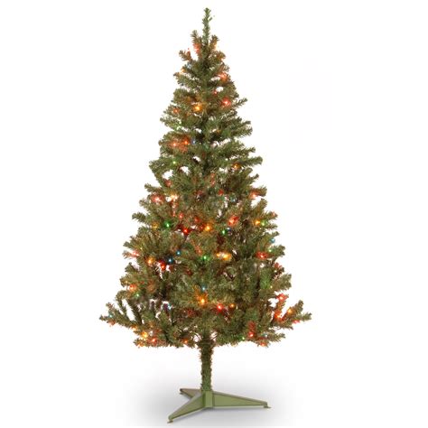 National Tree Co. Canadian Fir 6' Green Wrapped Artificial Christmas ...