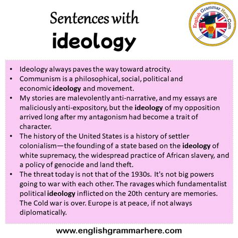 Sentences with ideology, ideology in a Sentence in English, Sentences ...