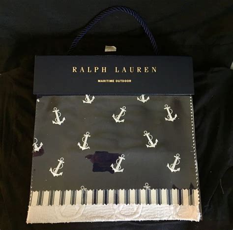 Ralph Lauren Fabric Sample Book Maritime Outdoor 38 Pieces Crafting Scrapbooking #RalphLauren ...