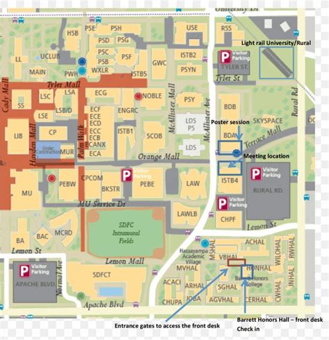 Arizona State University Polytechnic Campus Map - United States Map