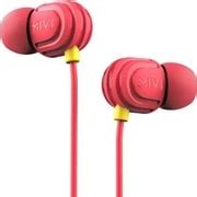 Mivi WERRW1-RD Wired Headset (Red, Wired in the ear) - TX Deals