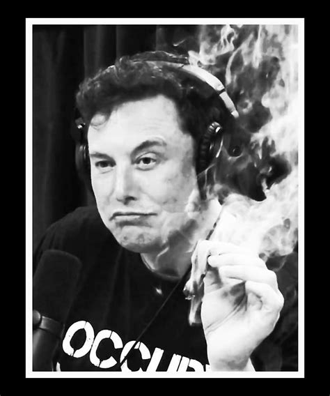 Elon Musk Smoking Weed Digital Art by Harold Doxey - Pixels