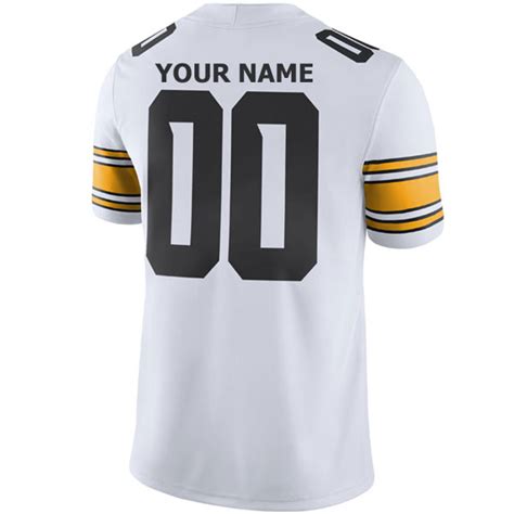 Iowa Hawkeyes Custom Nike Football Jersey - White