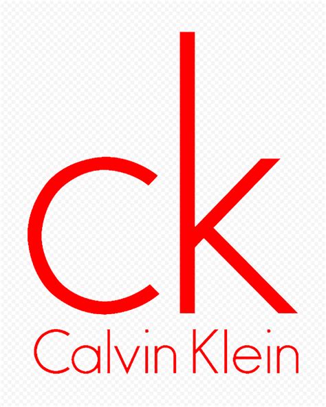 Calvin Klein Red Logo PNG Image | Citypng