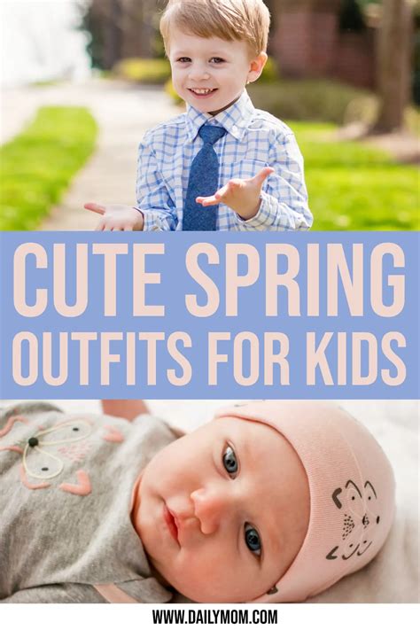 Cute Spring Outfits For Babies, Toddlers, And Young Children