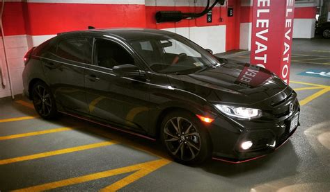 2018 Honda Civic Hatchback Black