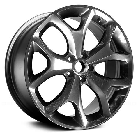 Replace® ALY02523U79 - 18" Remanufactured 5 Y Spokes Dark Smoked Hyper Silver Factory Alloy Wheel