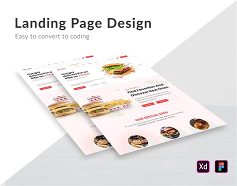 Food Delivery Website Template Design on Behance