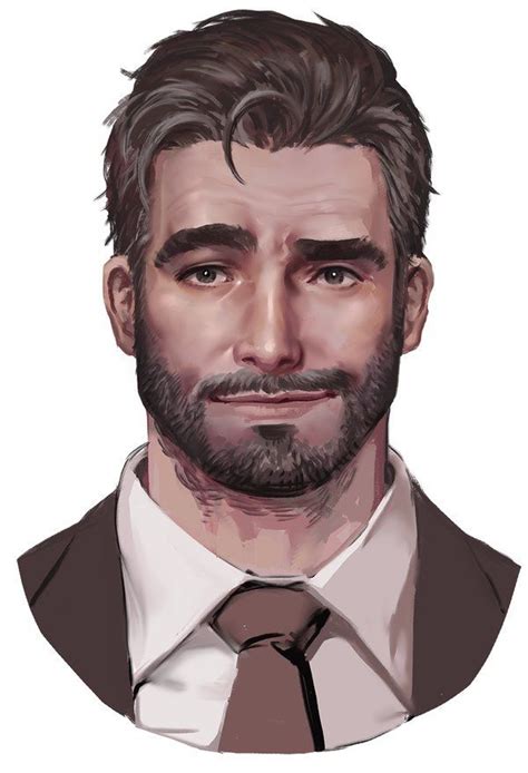 Anime beard - bentalasalon.com | Character portraits, Character art ...