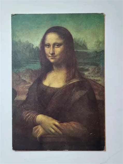 MONA LISA BY Leonardo Da Vinci, Louvre Museum - Paris, France Postcard $4.98 - PicClick
