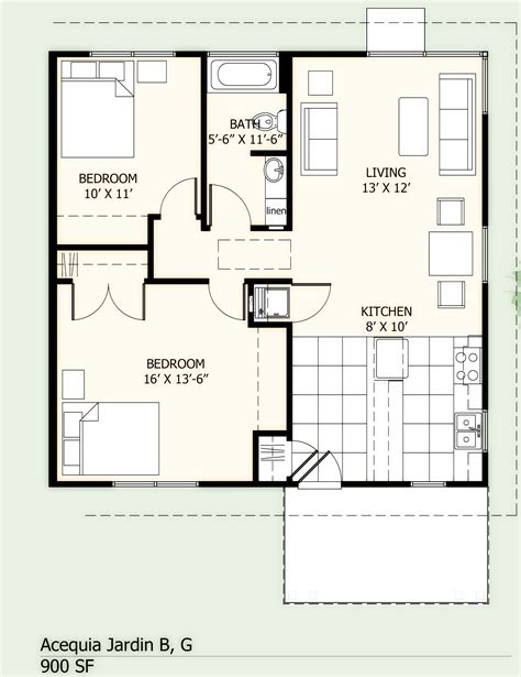 2 Bedroom House Plans Under 900 Sq Ft - Bedroom Poster