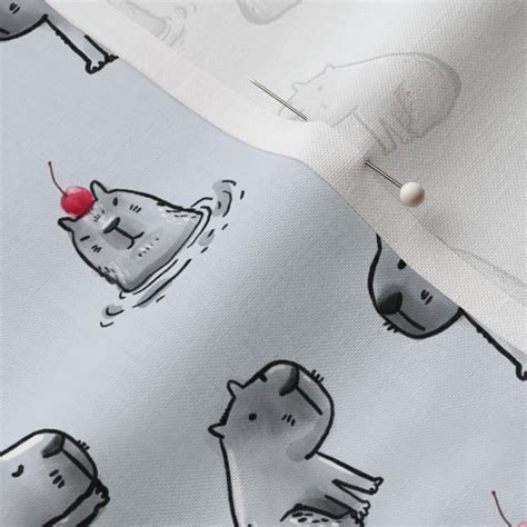 Capybara Fabric | Spoonflower