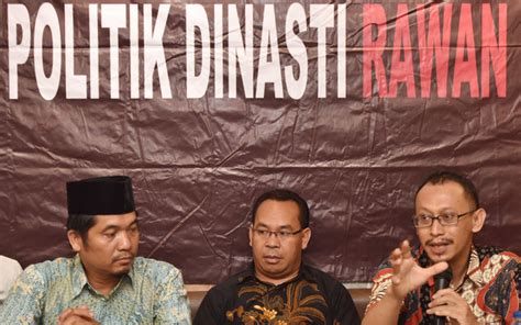 12 calon kepala daerah berasal dari dinasti politik